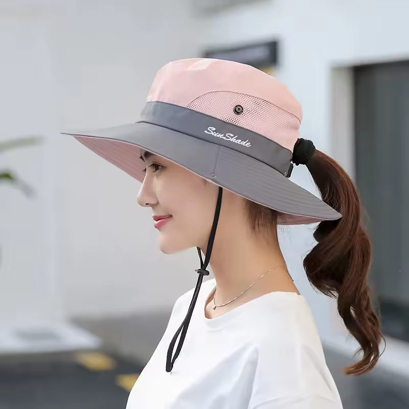 Sommerglanz™ – Faltbarer Sonnenhut mit 360° UV-Schutz für stilvolle Sommertage