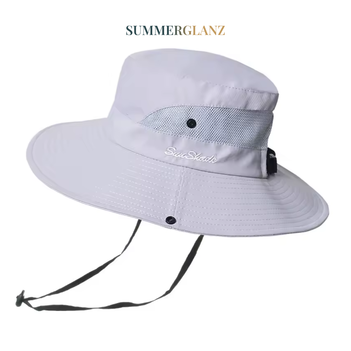 Sommerglanz™ – Faltbarer Sonnenhut mit 360° UV-Schutz für stilvolle Sommertage